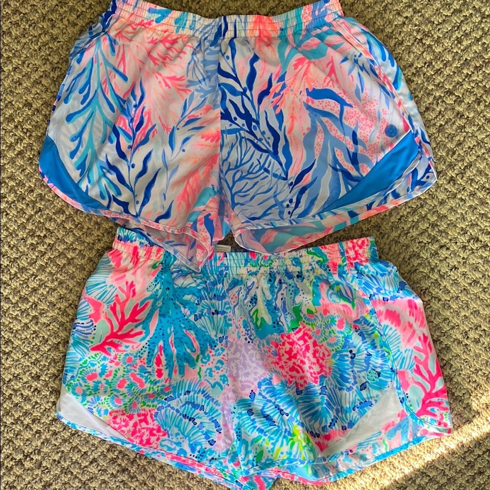 Lilly Pulitzer Luxletic athletic shorts bundle
